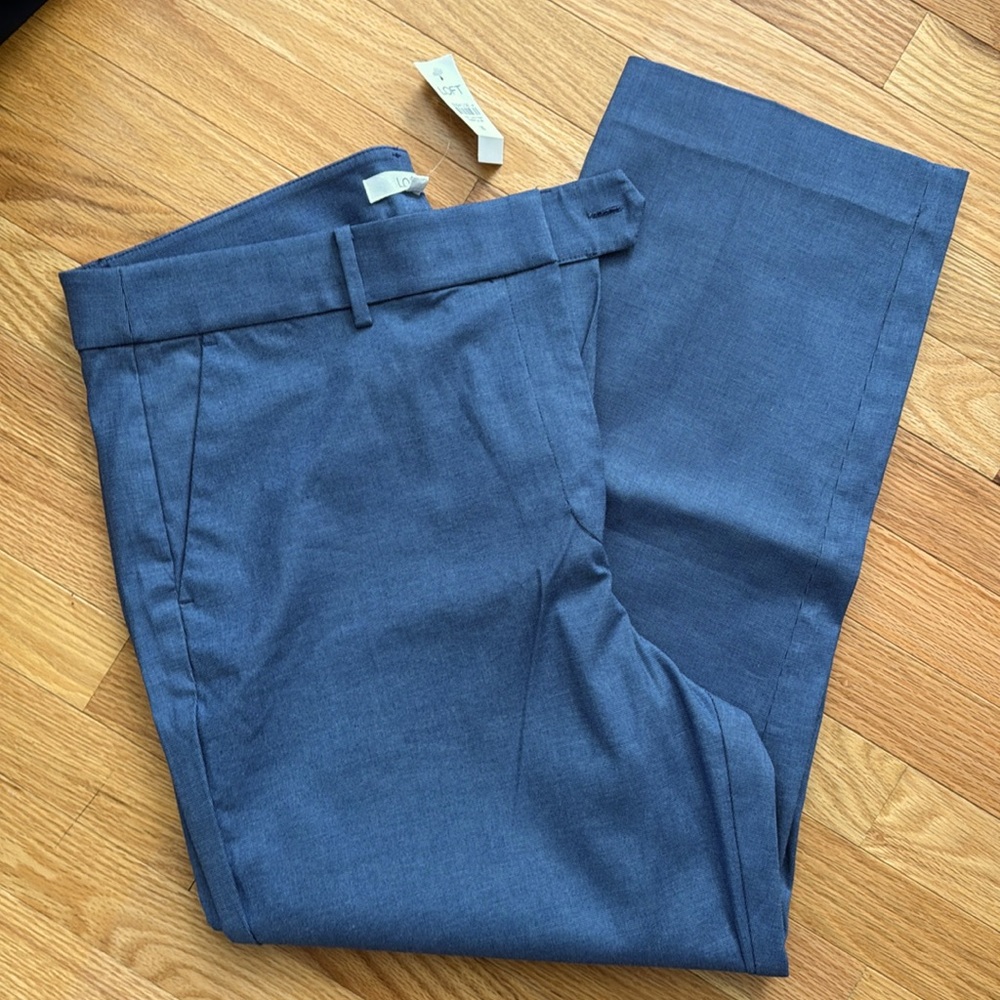 NWT LOFT Perfect Straight Pant in Blue